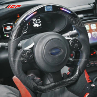 LED Carbon Fiber Steering Wheel for TOYOTA 86 ,Subaru BRZ