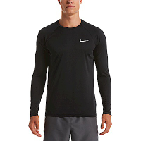 Nike Essential [NESSA587-001] 男 長袖 防曬衣 快速排水 防紫外線 UPF40 黑