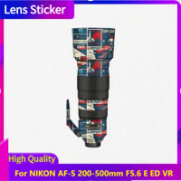 For NIKON AF-S 200-500mm F5.6 E ED VR Lens Sticker Protective Skin Decal Film Anti-Scratch Protector Coat AF-S NIKKOR 200-500mm