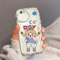 Ốp Cho IPHONE 6 7 PLUS / 8 / 7 / 6 PLUS / 8 PLUS, Ốp Họa Tiết Cô Gái Đẹp, Kem Sóng, Ốp Bảo Vệ Máy Ản