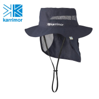 【Karrimor】日本製 原廠貨 中性 sudare hat 透氣圓盤遮陽帽/運動/生活/旅行 海軍藍