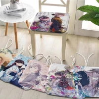 My Happy Marriage Creative Fabric Cushion Non-slip Living Room Sofa Decor Students Stool Tatami Office Chair Mat Pad