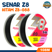 PASAR PELAUT - Tali Pancing 108meter Warna HITAM Senar Pancing Bahan Nilon Super Tahan Aus Senar Z8