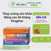 Viên uống tăng đề kháng Thymo glucan KingpharTặng quàHộp 30 viên Giúp cơ thể khỏe mạnh