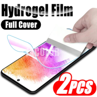 2PCS Hydrogel Protective Film For Samsung Galaxy A73 A72 A52 A52S A33 A32 A22 A03S A02S Screen Protector A 73 Not Safety Glass
