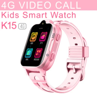 4G Kids Smart Phone Watch with Sim Card GPS Location Tracking SOS HD Video Calls Waterproof Back Dial Smart Watch for Students