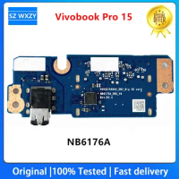 Original For ASUS Vivobook Pro 15 Laptop USB Card Reader IO Board Audio Board NB6176A K6502 K6602 100% Tested Fast Ship