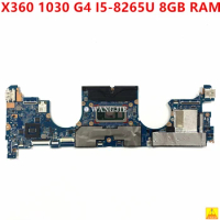 Used L70765-001 L70765-601 DAY0PAMBAF0 Y0PA For HP Elitebook x360 1030 G4 Laptop Motherboard I5-8265U CPU 8GB RAM 100% Working