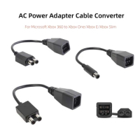 500Pcs High Quality For Microsoft Xbox 360 to Xbox Slim/One/E AC Power Adapter Cable Converter Games Accessorie Power Cords Wire