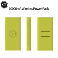 Silicone Protective Case Cover for Xiaomi Powerbank 10000mAh PLM11ZM PLM13ZM Wireless Powerbank WPB15PDZM WPB100 WPB15ZM Sleeves