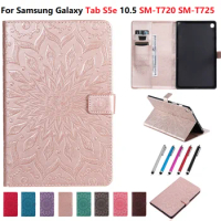 Rose Gold Flip Case For Samsung Galaxy S5e 10 5 Fundas T720 T725 10.5 inch 2019 Tab S5e Cover Tablet Stand Shell SM-T720 SM-T725