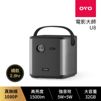 OVO 電影大師 1080P 智慧投影機 U8