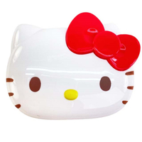小禮堂 Hello Kitty 大臉造型塑膠肥皂盒 (銅板小物) 4573135-588416