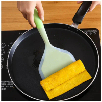 Flipper Pembungkusan Silikon, Tahan Lama dan Tahan Panas, Spatula Pancake, Tidak Melekat, Flipper Ra