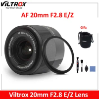 VILTROX 20mm F2.8 Nikon Z Sony FE Auto Focus Full Frame Wide-Angle Lens For Sony E A7C A6400 EV-Z10 Nikon Z Camera Z30 Z6