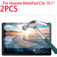 2PCS Tempered Glass Screen Protector For Huawei MatePad C5e 10.1 inch 2022 Protective Film For Huawei MatePad C5e BZI-W00
