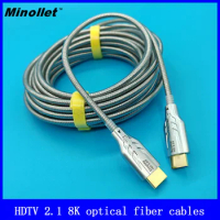 8K@60Hz / 4K@120Hz HDMI Fiber Optic Cable AOC HDMI Fiber Cable High Speed 48Gbps HDR ARC HDCP2.2 for PS5/4 Xbox HDTV Projector