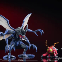 Genesis Studio Digimon Adventure Anime Figure Kabuterimon &amp; Tentomon Evolution Resin Ornament