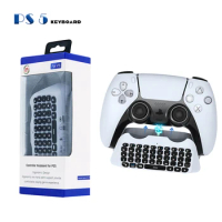 For PS5 Wireless Gamepad Keyboard 3.0 Controller Chat Pad TYPE-C Charging Controller Mini Keyboard for SONY Playstation 5