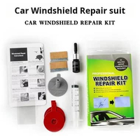 Alat Lem Penambal Kaca Mobil Retak Auto Glass Car Windshield Repair Kit Suit Cairan Resin Penghilang
