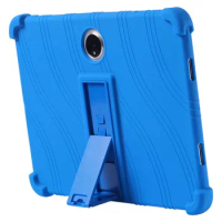 Silicone Anti-fall Case for OPPO Pad Air 2 OnePlus Pad Go Shockproof Cover OPPOPadAir Air2 PadGo Protective Casing Stand Holder