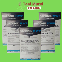 Q&J2 FUNGISIDA DACONIL 75% 500 GR KLOROTALONIL PENGENDALI PENYAKIT BERCAK UNGU DAN BUSUK DAUN GRATIS