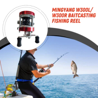 W300L/W300R Casting Reel Anti-Reverse Bearing Saltwater Baitcasting Fishing Reel Anti-Reverse Bearing 5.0:1 Aluminum Spool Reel