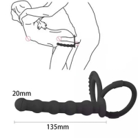 BDSM Dildo Bullet G Spot Vibrator Sexe Toys Pour Couple Penis Attachment Anal Plug Prostate Massager Erotic Prostate Clitoris