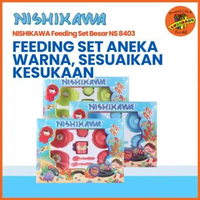 Feeding Set NISHIKAWA Besar NS8403 - Peralatan Makan Bayi Set NS 8403