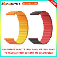 22mm Magnetic Strap for KOSPET TANK T3 Ultra TANK M3 Ultra TANK T2 TANK M2 Smart Watch Bracelet Silicone Band Wristband Strap
