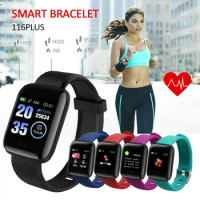 116Plus Smart Bracelet Waterproof Sports Tracker Bracelet Heart Rate Monitor Blood Pressure Smart Watch
