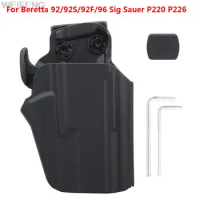 Tactical Gun Holster for Beretta M9 92 92FS 96 Sig Sauer P220 P226 CZ P-09 9mm .40 Pistol Case Holster Military Hunting Gear