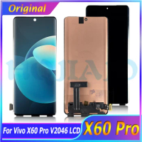 6.56" AMOLED For Vivo X60 Pro 5G V2046 LCD Display Touch Screen Digitizer Assembly For Vivo X60Pro LCD Screen Replacement Parts