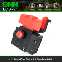 1Pc Replace DC Switch For Bosch 13mm Electric Drill China Type Switch GSR7.2V-1 12-2 12V-1 9.6V-19.6V-2 14.4V-2 Fast Shipping