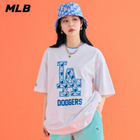 【MLB】短袖T恤 CUBE MONOGRAM系列 洛杉磯道奇隊(3ATSM0333-07WHS)
