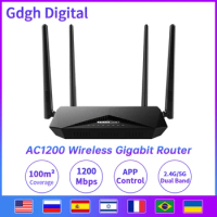 TOTOLINK A3002R Wireless Dual Band Gigabit Router Wifi 4*4 Omni-Directional Antennas AC1200 WiFi Repeater Support IPv6