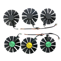 Cooler Fan for ASUS Strix GTX 1060 OC 1070 1080 GTX 1080Ti RX 480 T129215SU 87MM