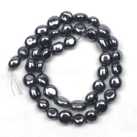 Natural Terahertz stone beads natural energy stone beads DIY loose beads for bracelet making strand 15" wholesale