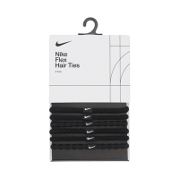 Nike 髮圈 Flex Hair Ties 黑 白 彈力 多紋路 綁頭髮 髮帶 運動 球類 N100919409-1OS