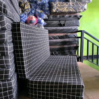 Sopabed Promo Kasur Lipat Sofa Bed Spon Tebal 10cm Ukuran 90x180 Motif Random Bahan Busa Spon Kasur