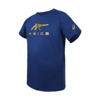 ASICS 男短袖T恤  ( 運動 慢跑 上衣「2031E781-400」