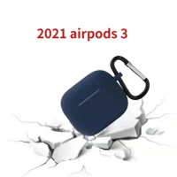 For AirPods 3 case,2021 Magnetic Case Wireless Charging for AirPods 3 3rd Protective Earphone Case Silicone Cover with Hook up