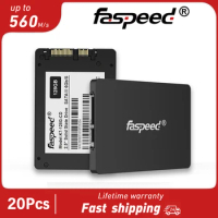 Faspeed 20Pcs SATA3 2.5 SSD 1TB 512GB Solid State Disk 256GB 128GB 2TB Internal SATA 3 High Speed Hard Drive For Desktop Laptop