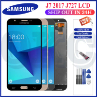 LCD Asal Untuk Samsung Galaxy J7 2017 J727 LCD J727V J727P J727T J727F J727U Paparan Skrin Sentuh Di