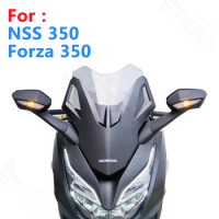 For HONDA NSS350 Forza350 Forza 350 NSS 350 Sport Motorcycle Accessories Windshield Windscreen Wind Deflectors Black