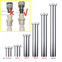 Stainless Steel Basin Bottle Trap Drain Set Hose Sink Filter Stopper Extension Siphon Pipes Washbasin Connect Bathroom Fittings