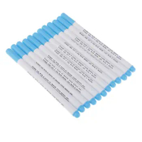 12pcs Air Erasable Pen Water Soluble Pen Vanishing Fabric Marker for Dressmaking Sewing Embroidery Cross-stitch