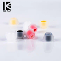 KBEAR 07 Earphones Silicone Case Upgrade Headphone Eartips 1pair(2pcs) Noise Isolating With S M M- L Size for KBEAR KZ Moondrop
