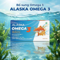 MP21 TPBVSK Viên uống Omega 3 Alaska bổ sung Omega 3 hỗ trợ cho sức khỏe ,hộp 60 viên