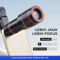 MOONBIFFY Lensa Telephoto Smartphone Telescopic Lens Anti Glare - DW4638